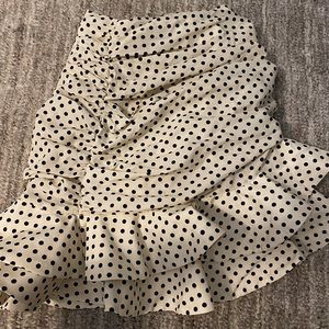 ZARA polka dot skirt